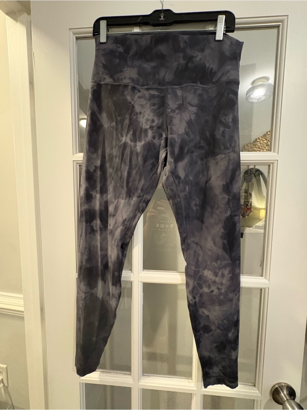 lululemon athletica Gray Tie-Dye High-Waist Leggings